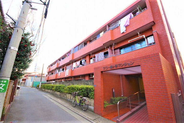 ワコー幡ヶ谷マンションＡ棟　外観と共用部-2